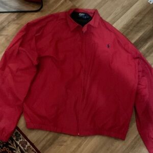 Polo Ralph Lauren Red Windbreaker Jacket